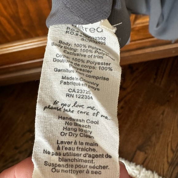 Aritzia Wilfred Sabine Dress Dark Grey - S - Picture 4 of 6